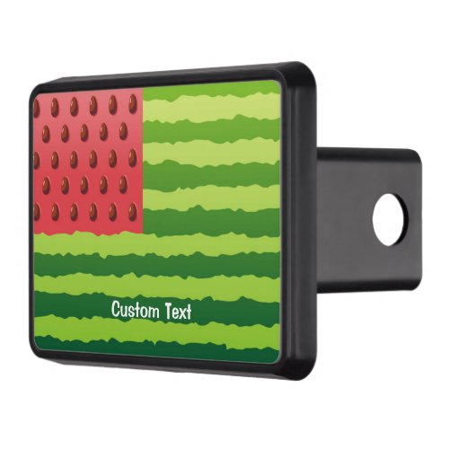 Watermelon Flag Hitch Cover
