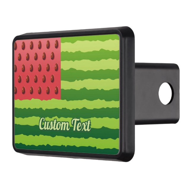 Watermelon Flag Hitch Cover (Left)