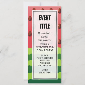 Watermelon Flag Invitation