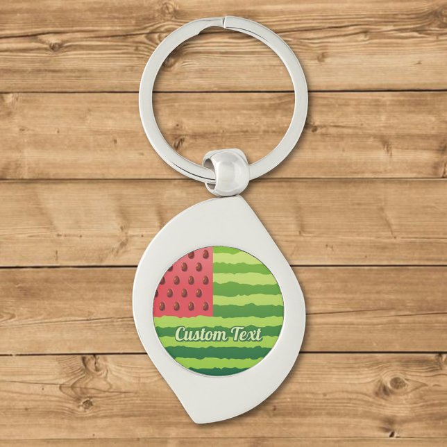 Watermelon Flag Keychain (Creator Uploaded)
