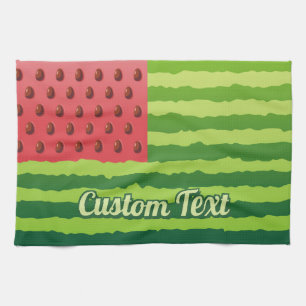 Watermelon Flag Kitchen Towel