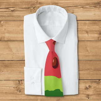 Watermelon Flag Neck Tie