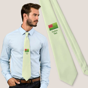 Watermelon Flag Neck Tie
