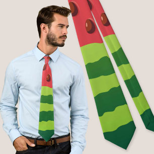 Watermelon Flag Neck Tie