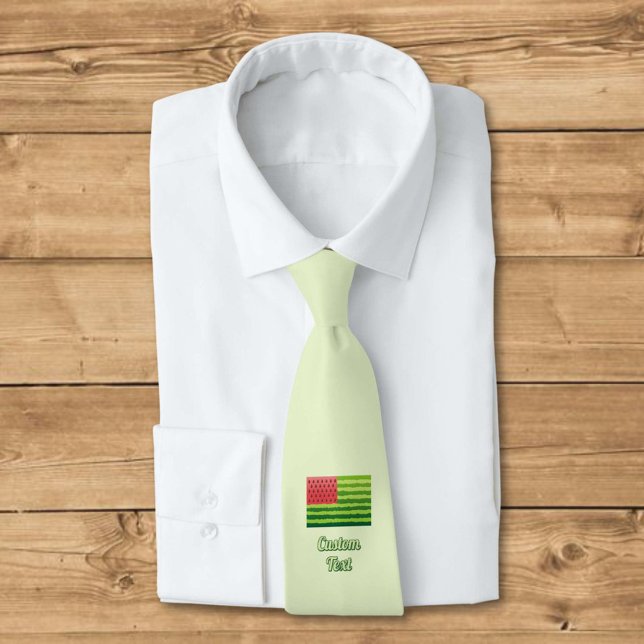 Watermelon Flag Neck Tie (Creator Uploaded)