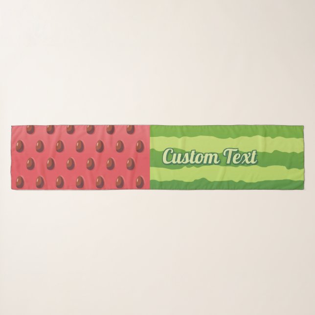 Watermelon Flag Scarf (Front (Horizontal))