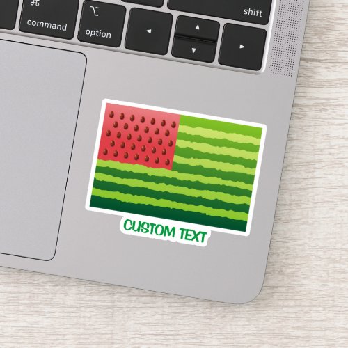 Watermelon Flag Sticker