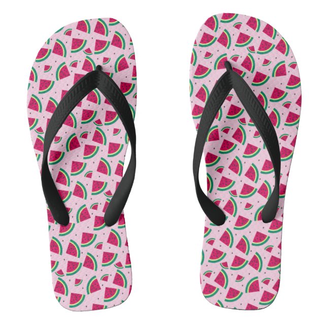 Watermelon Flip Flops (Footbed)