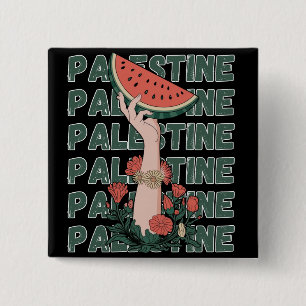 watermelon, flowers, and palestine text Repeat Button