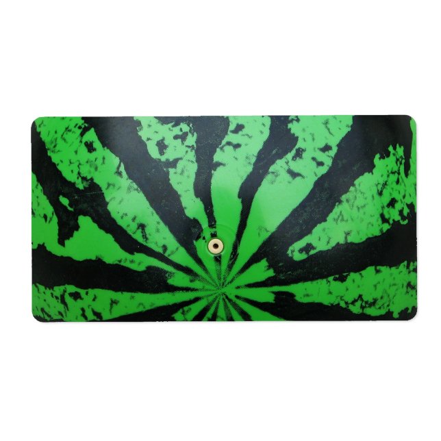 Watermelon Football / Soccer Ball Label (Front)