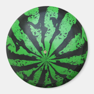 Watermelon Football / Soccer Ball Magnet