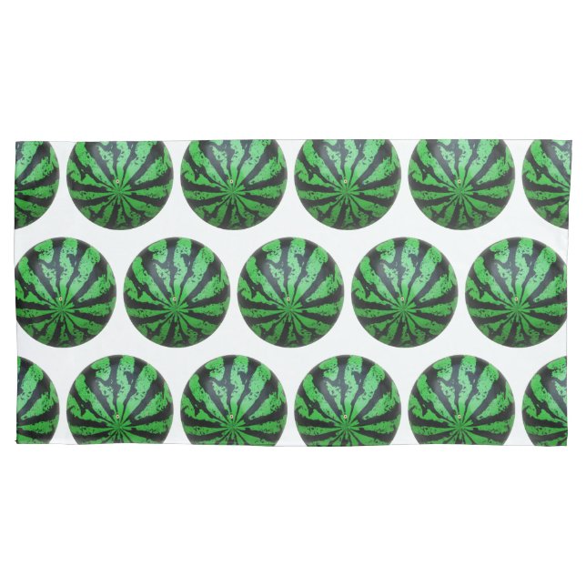 Watermelon Football / Soccer Ball Pillow Case (Front-Left)