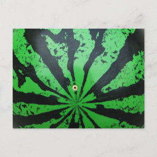 Watermelon Football / Soccer Ball Postcard