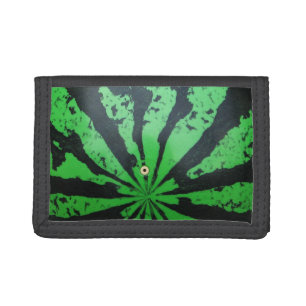 Watermelon Football / Soccer Ball Trifold Wallet
