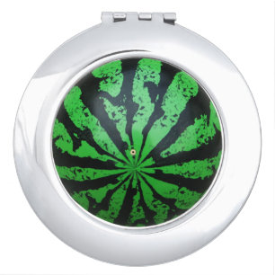 Watermelon Football / Soccer Ball Vanity Mirror