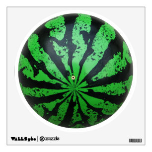 Watermelon Football / Soccer Ball Wall Sticker