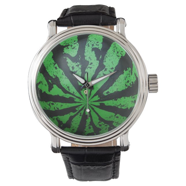 Watermelon Football / Soccer Ball Watch (Front)