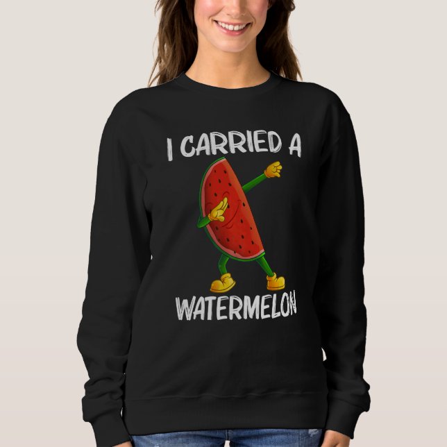 Watermelon For Men Women Melon Fruit Plant   1 Sweatshirt (Front)
