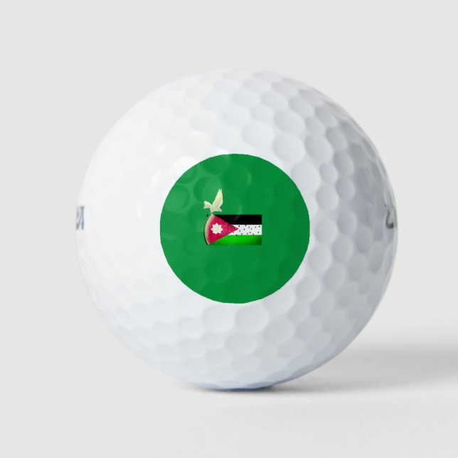 Watermelon Free Palestine Designs Golf Balls (Front)