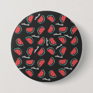 Watermelon Free Palestine Palestinian Falasteen Button