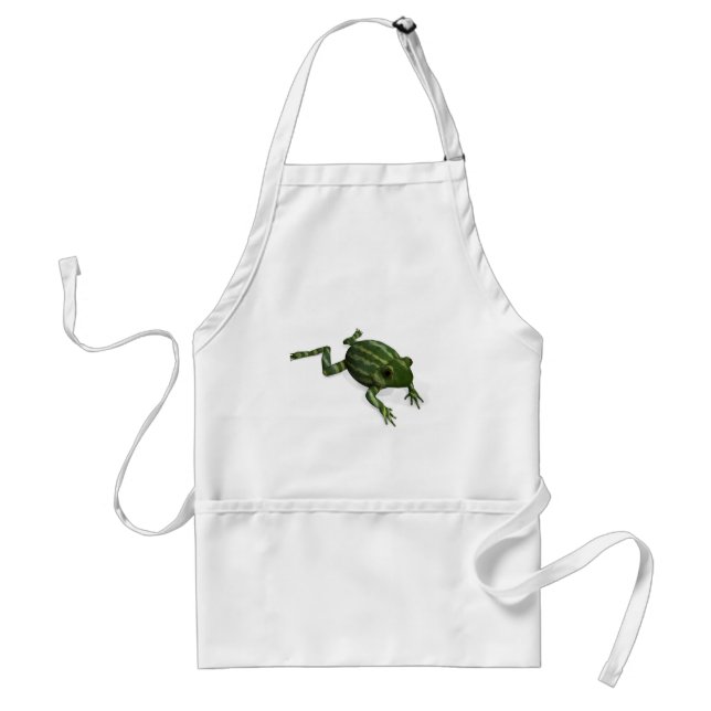 Watermelon Frog Adult Apron (Front)