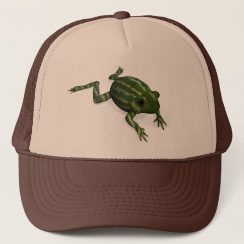 Watermelon Frog Trucker Hat