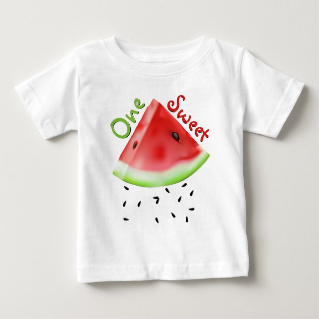 Watermelon Fruit Baby T-Shirt (Front)