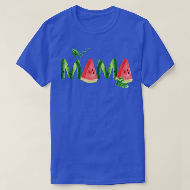 Watermelon Fruit Best Mom Ever Vegan Vegetarian He T-Shirt (Design Front)
