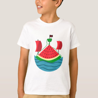 Watermelon Fruit Boat T-Shirt