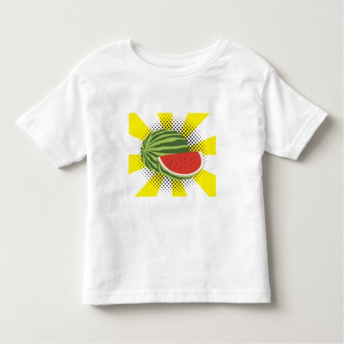 Watermelon Fruit Design Toddler T_shirt