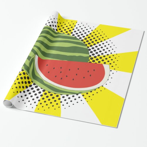 Watermelon Fruit Design Wrapping Paper