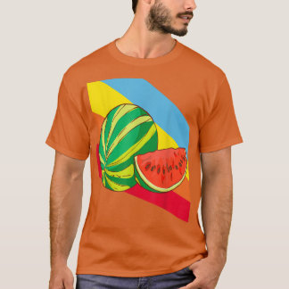Watermelon Fruit Food Vegan Vegetarian T-Shirt