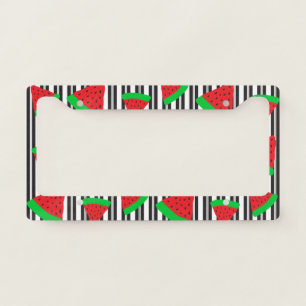 Watermelon Fruit Fun License Plate Frame