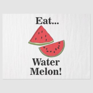 Watermelon Fruit Funny Summer Birthday Tissue Paper