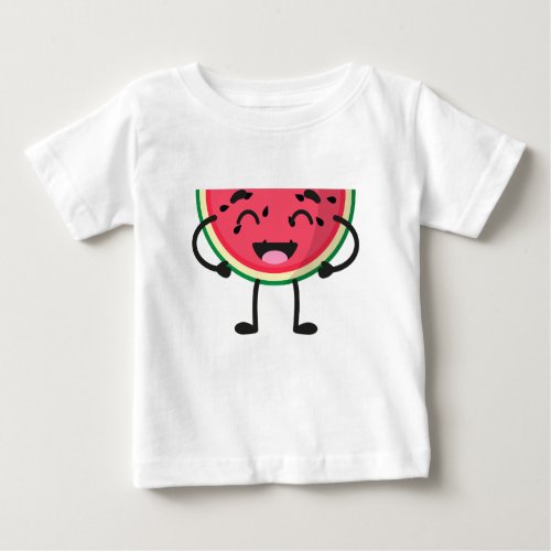 Watermelon Fruit harvest slice summer Baby T_Shirt