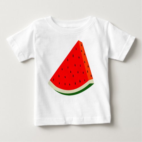 Watermelon Fruit harvest slice summer Baby T_Shirt
