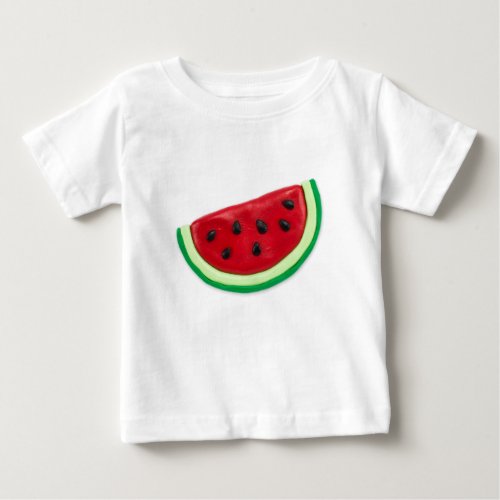 Watermelon Fruit harvest slice summer Baby T_Shirt