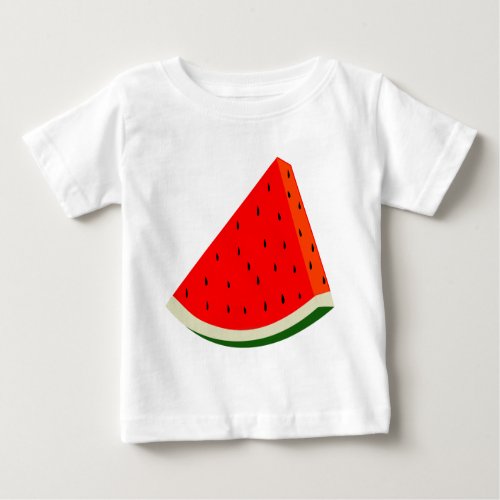 Watermelon Fruit harvest slice summer Baby T_Shirt