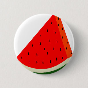 Watermelon Fruit harvest slice summer Button