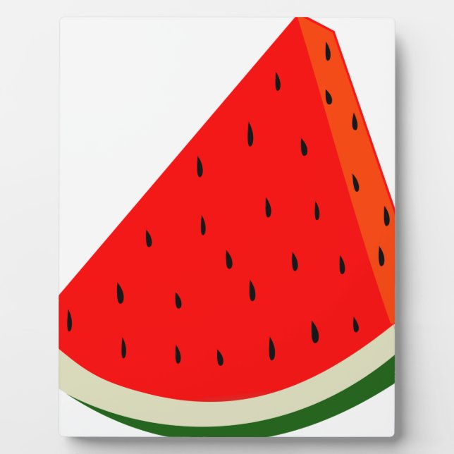Watermelon Fruit harvest slice summer Plaque (Front)