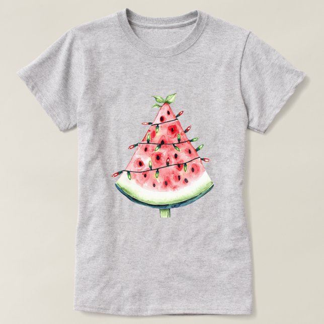 Watermelon Fruit Lights T-Shirt (Design Front)