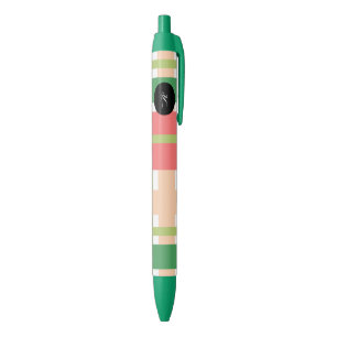 Watermelon Fruit Plaid Pink Green Pen