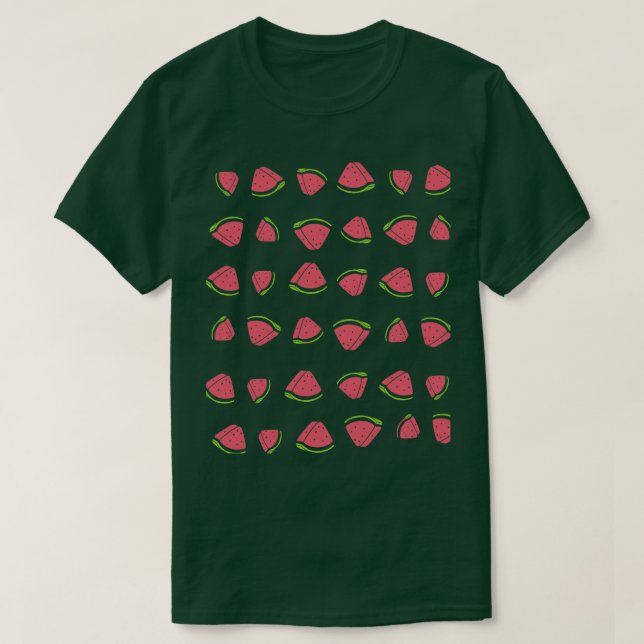 Watermelon Fruit Slices T-Shirt (Design Front)