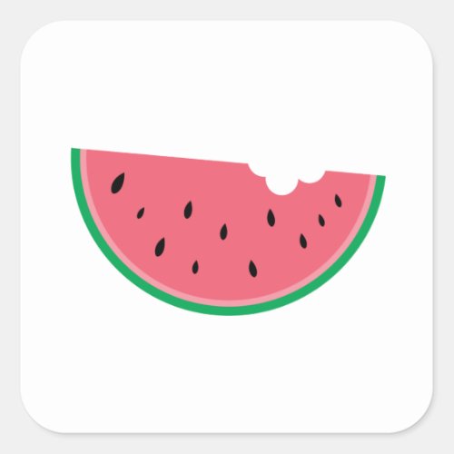 Watermelon Fruit Sweet Health Fresh Square Sticker