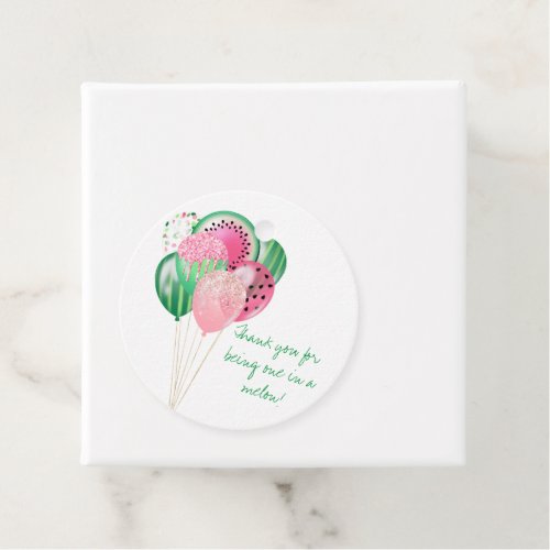 Watermelon Fun  One in a Melon Thank You Favor Tags