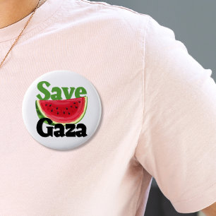 Watermelon Gaza Palestine Button