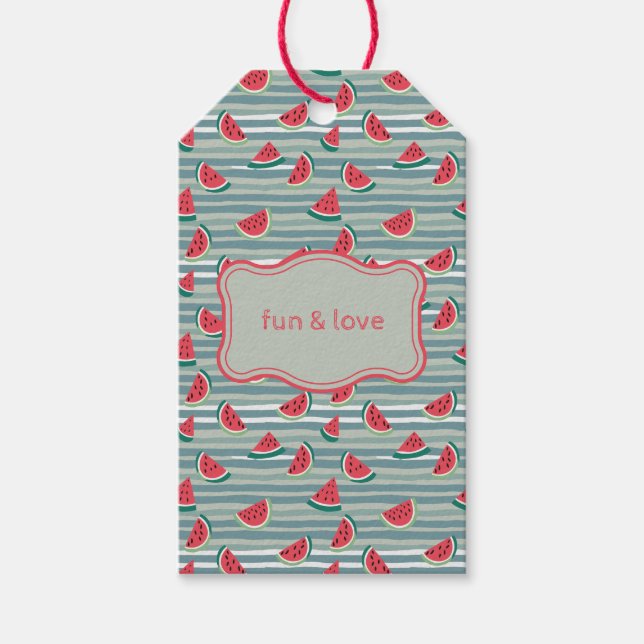 Watermelon Gift Tags (Front)
