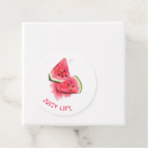 Watermelon Gift Tags - Custom Text