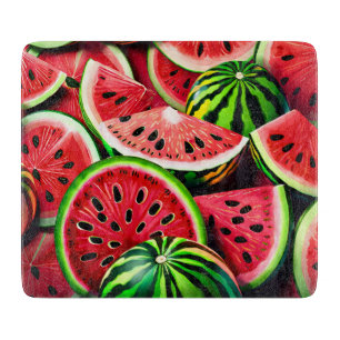 Watermelon Glass Cutting Board