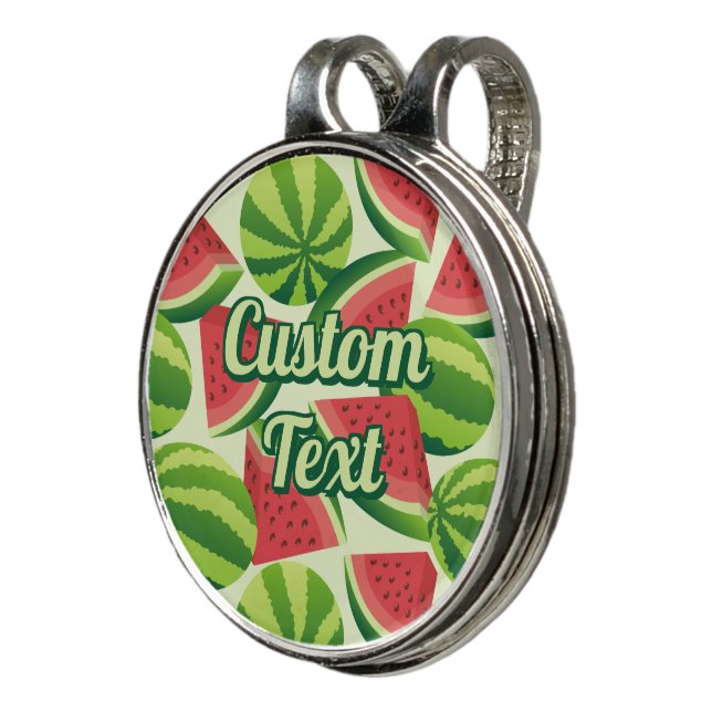 Watermelon Golf Hat Clip (3/4)